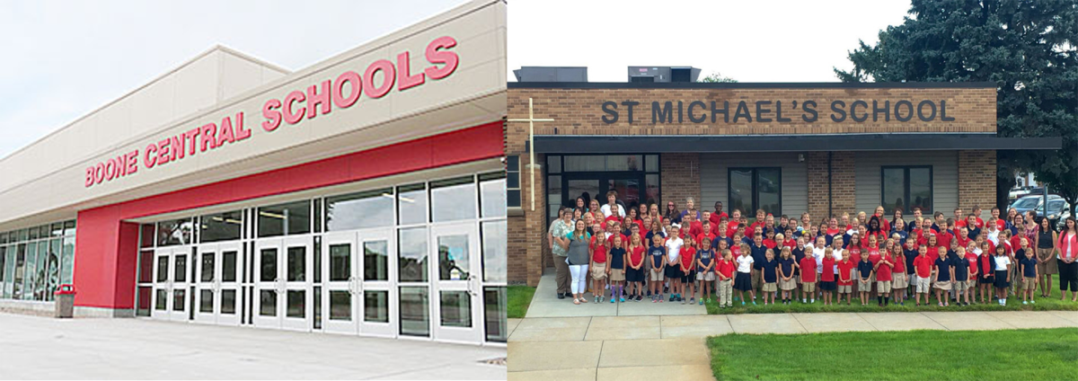 Boone Central and St. Michaels School